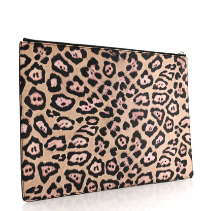 Givenchy Coated Canvas Jaguar Print Zip Pouch 3 of 12