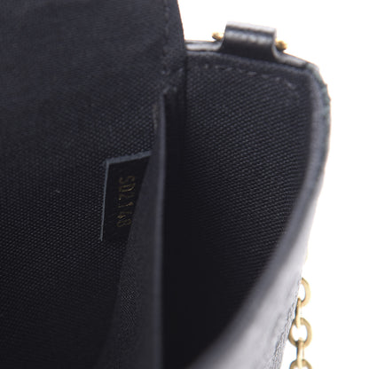 Louis Vuitton Empreinte Pochette Felicie Chain Wallet Black 9 of 15