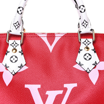Louis Vuitton Monogram Giant Speedy Bandouliere 30 Rouge 12 of 13