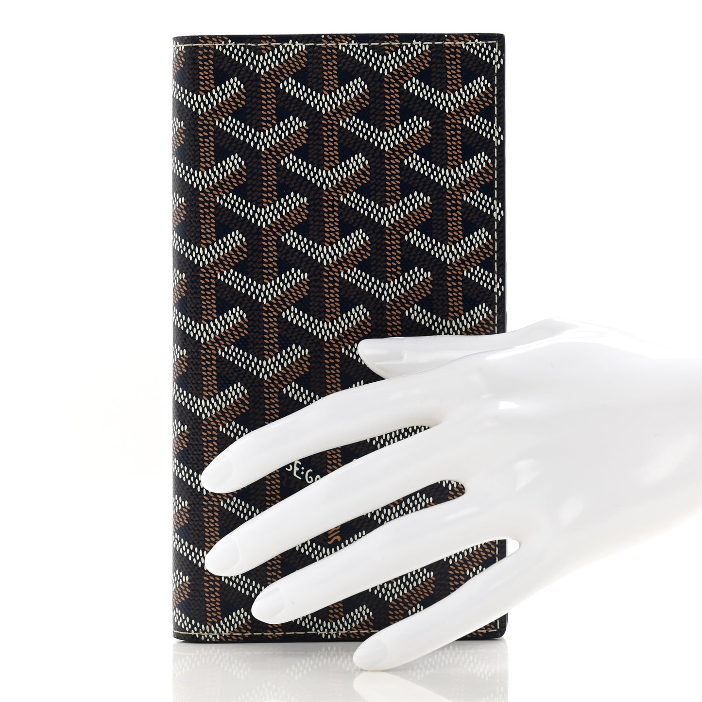 Goyardine Long Bi-Fold Wallet Navy