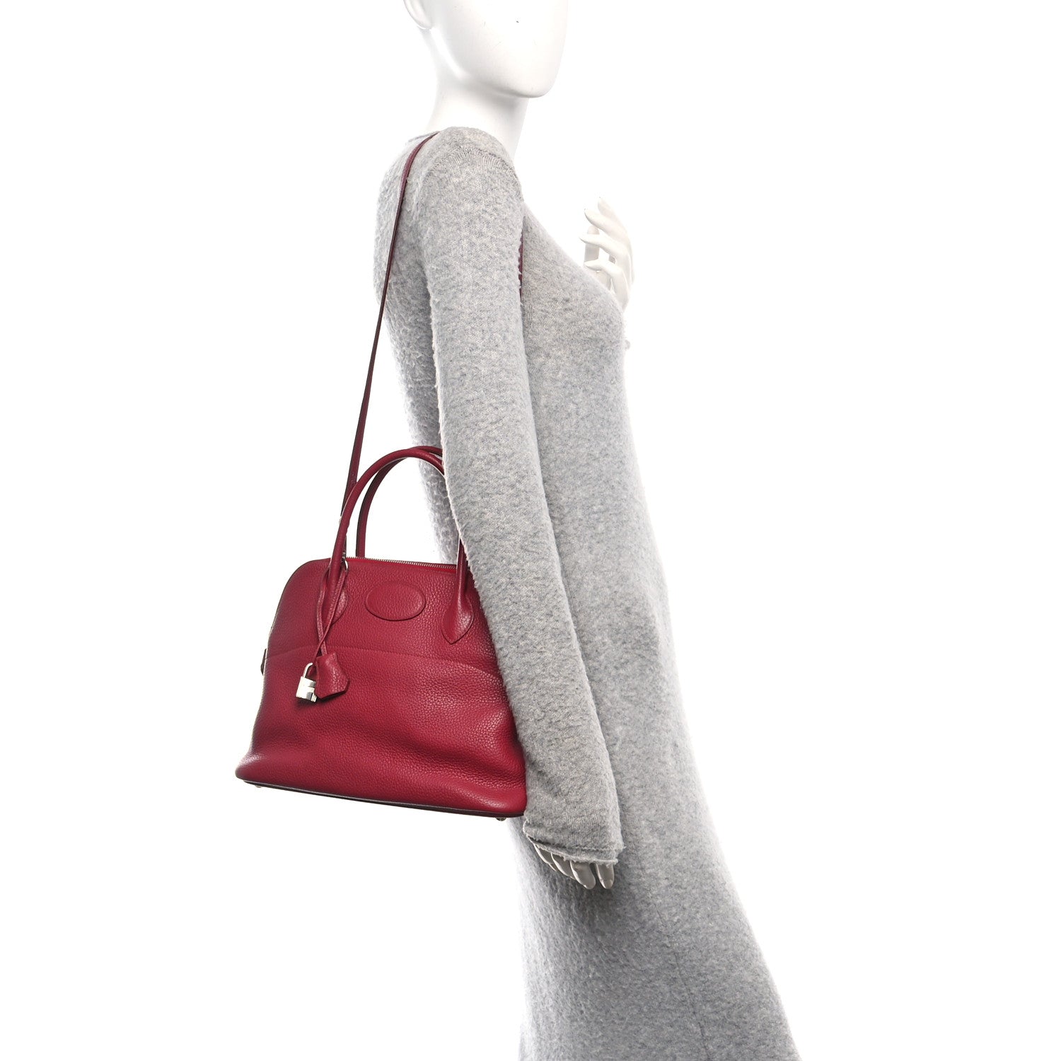 Hermes Taurillon Clemence Bolide 31 Rubis 2 of 10