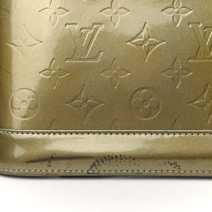 Louis Vuitton Vernis Alma PM Vert Bronze 8 of 14