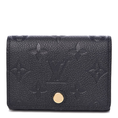 Louis Vuitton Empreinte Business Card Holder Black 1 of 8