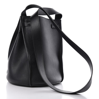 Celine Smooth Calfskin Long Strap Big Bucket Bag Black 3 of 12