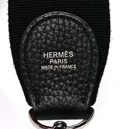 Hermes Taurillon Clemence Evelyne III PM Black 10 of 11