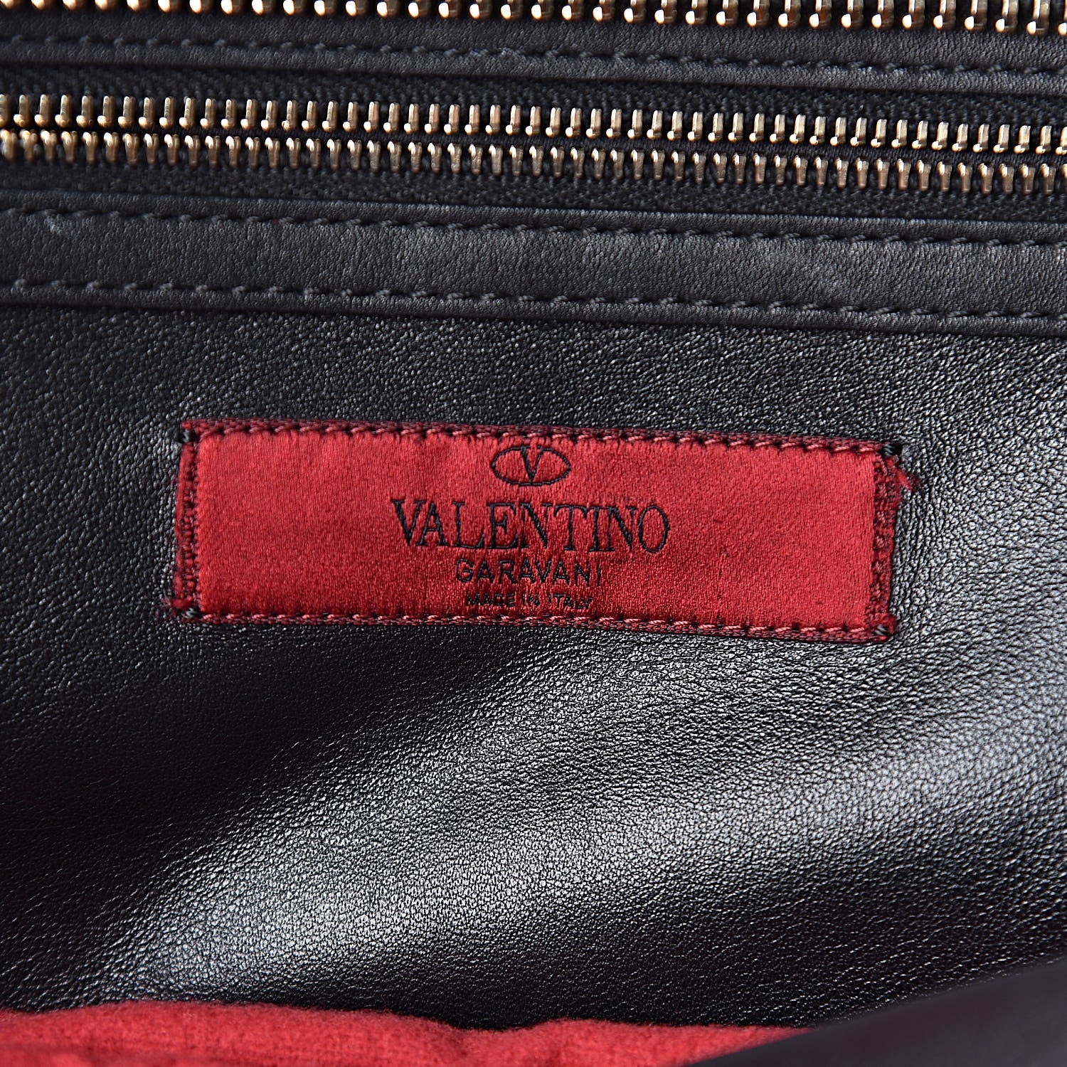 Valentino Garavani Vitello Macro Rockstud Runway Tote Black 6 of 19