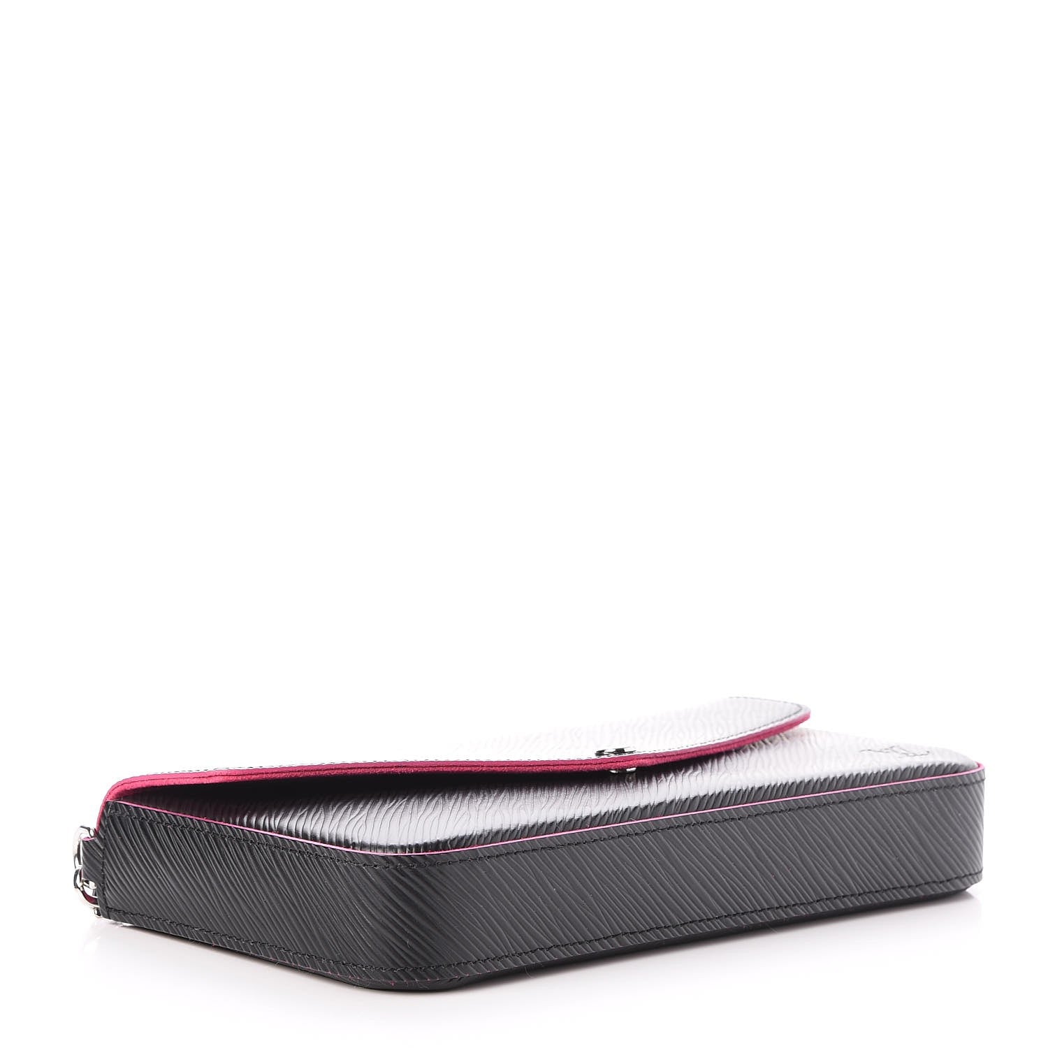 Louis Vuitton Epi Pochette Felicie Black Hot Pink 4 of 9