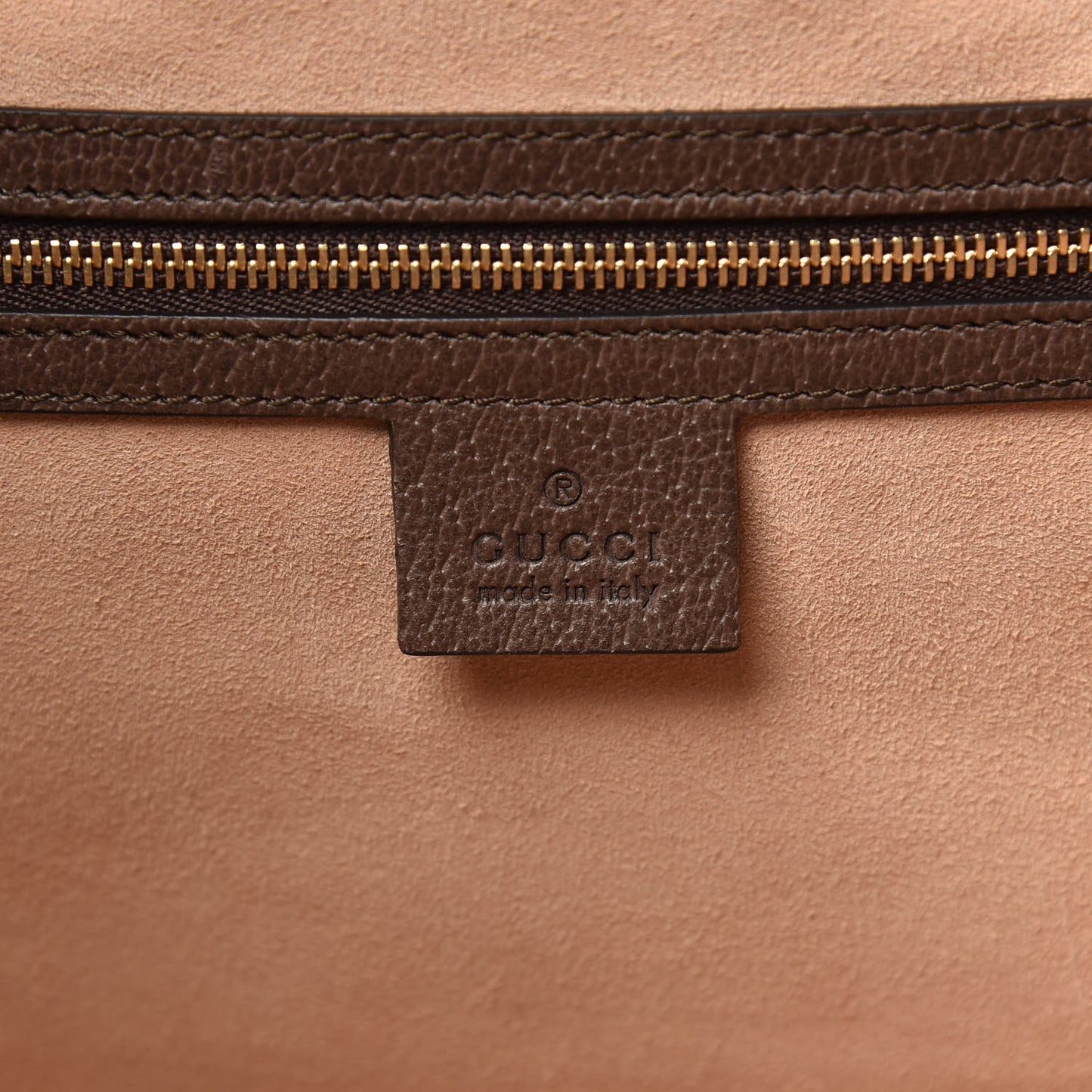 GG Supreme Monogram Medium Ophidia Shopping Tote Brown