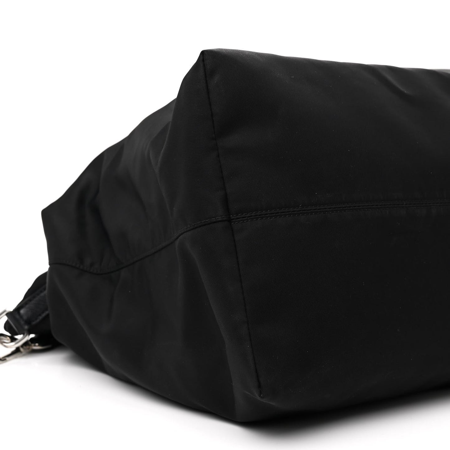 Tessuto Nylon Saffiano Tote Black
