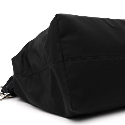 Prada Tessuto Nylon Saffiano Tote Black 9 of 11