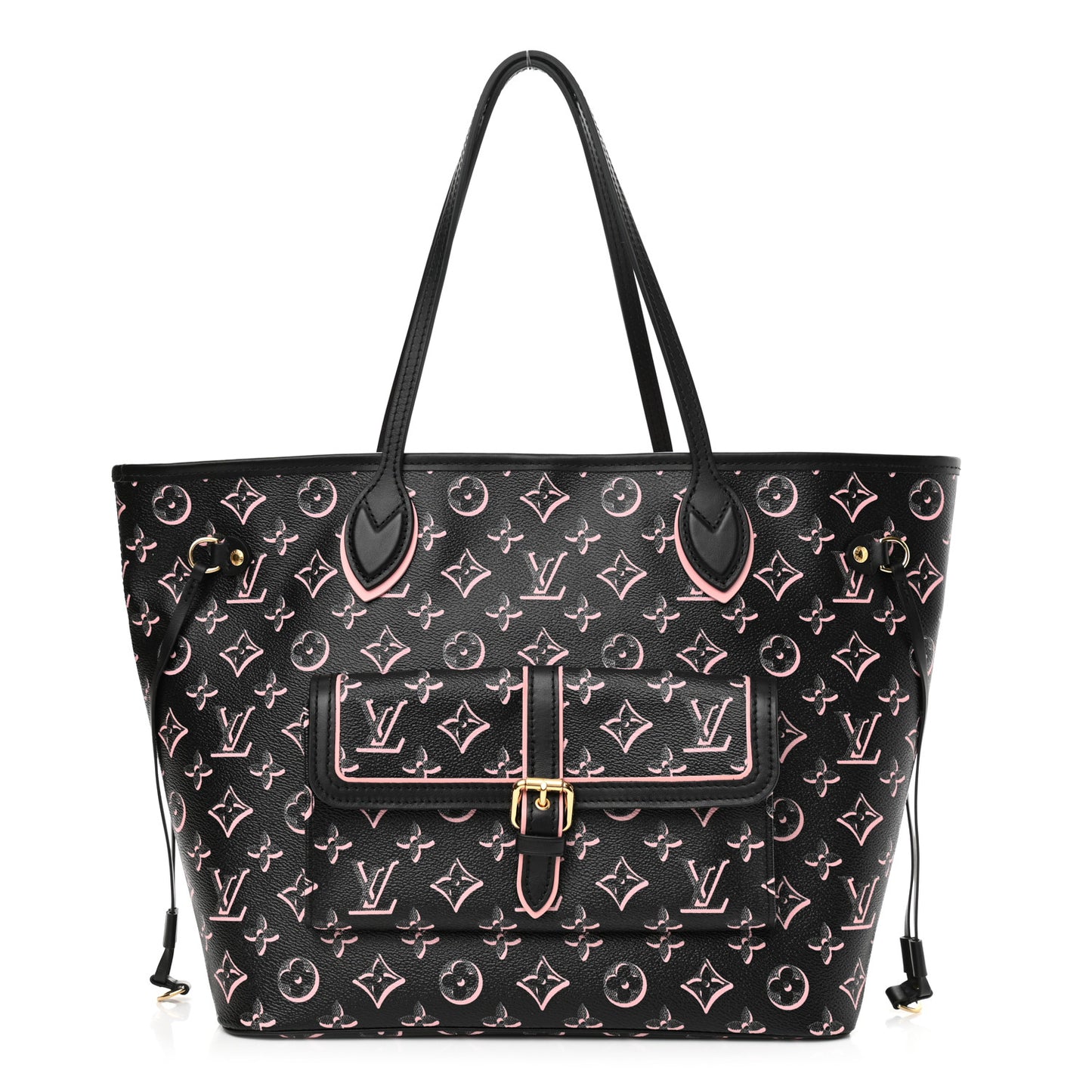 Monogram Fall For You Neverfull MM Black