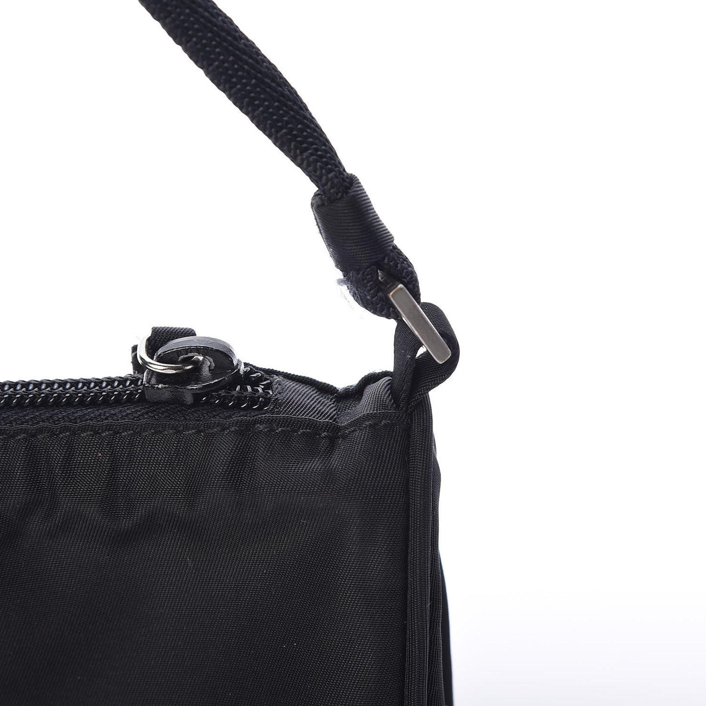 Tessuto Nylon Pochette Bag Black