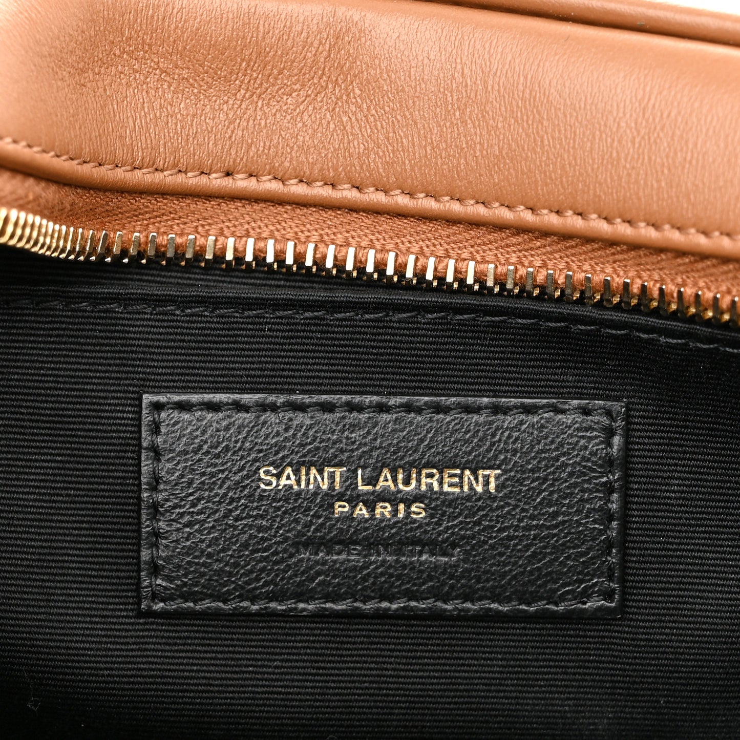 Suede Matelasse Monogram Lou Camera Bag Cinnamon