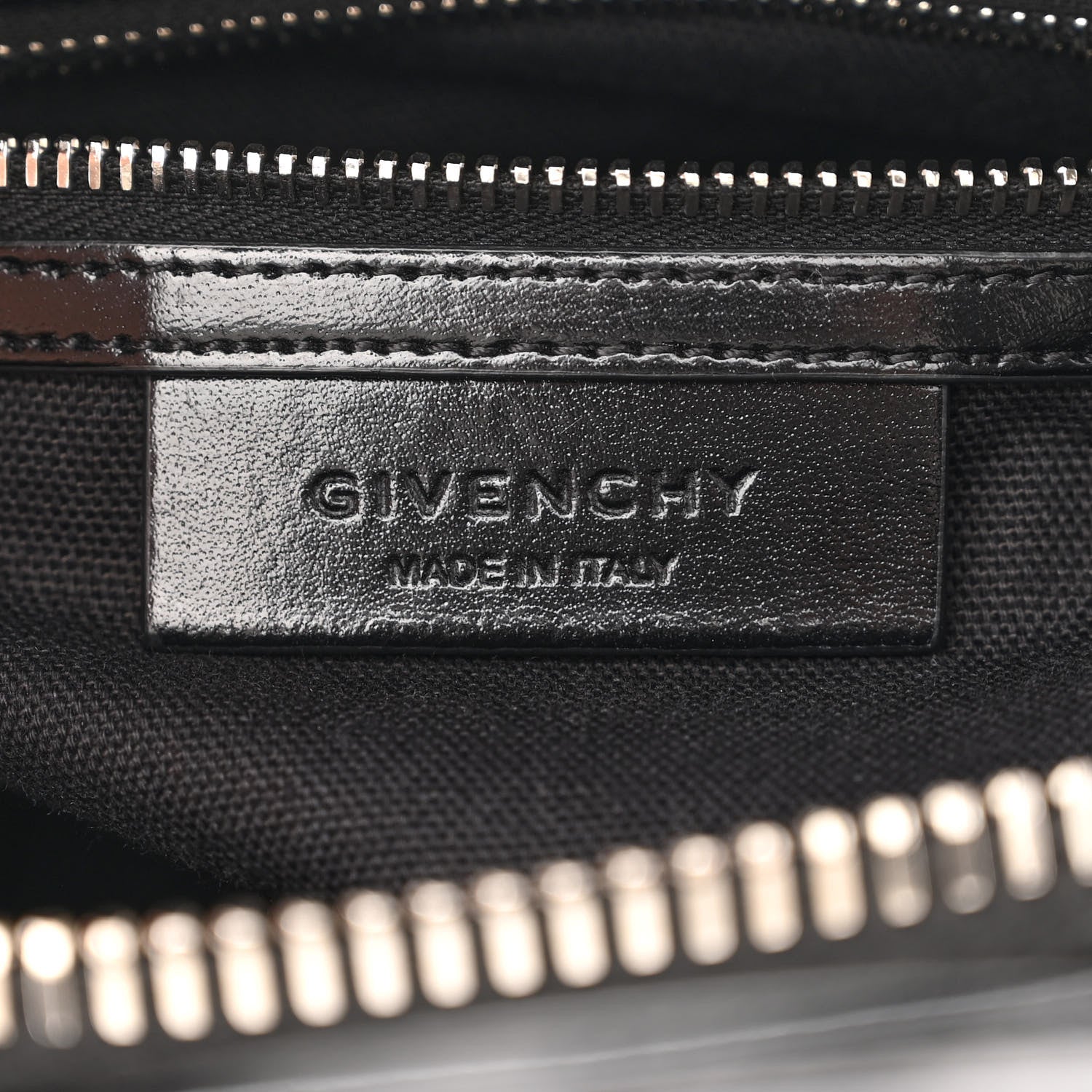 Givenchy Shiny Lord Calfskin Mini Antigona Black 6 of 13