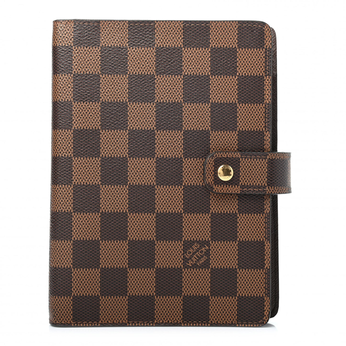 Damier Ebene Medium Ring Agenda Cover
