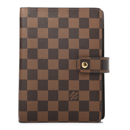 Louis Vuitton Damier Ebene Medium Ring Agenda Cover 1 of 7