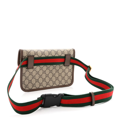 Gucci GG Supreme Monogram Neo Vintage Web Belt Bag Brown 3 of 11