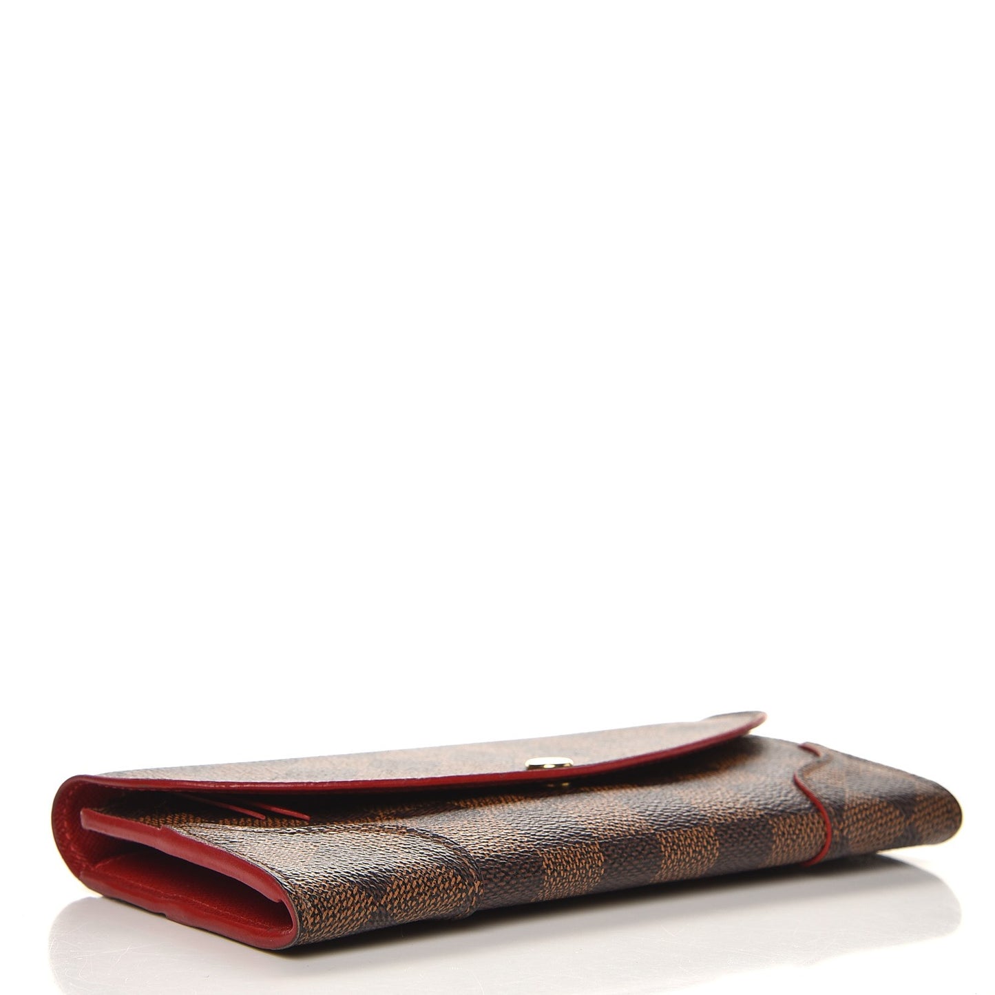 Damier Ebene Caissa Wallet Cherry