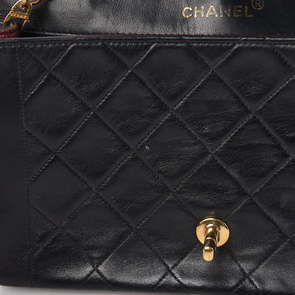 Chanel Lambskin Quilted Small Single Flap Black 12 of 29
