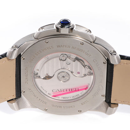 Cartier Stainless Steel Alligator 42mm Calibre de Cartier Automatic Watch 4 of 9