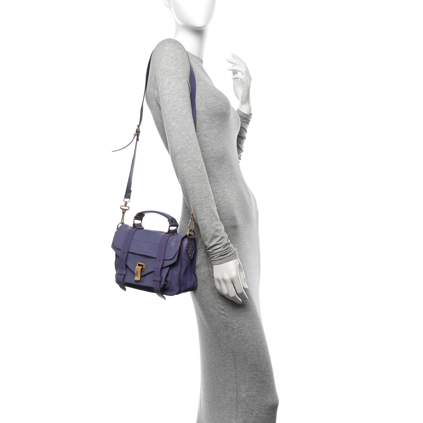 Lambskin Tiny PS1 Satchel Berry