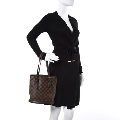 Louis Vuitton Damier Ebene Marais Bucket 23 2 of 11