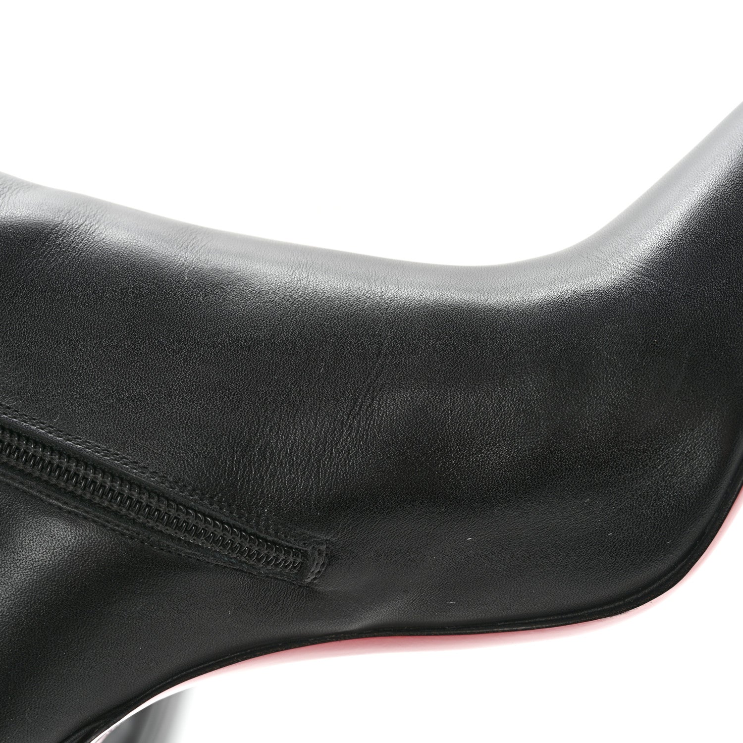 Christian Louboutin Calfskin Lock Kate Botta 100 Knee High Boots 40 Black 10 of 13
