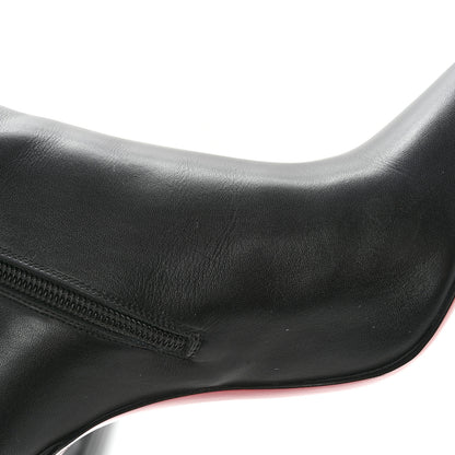 Christian Louboutin Calfskin Lock Kate Botta 100 Knee High Boots 40 Black 10 of 13