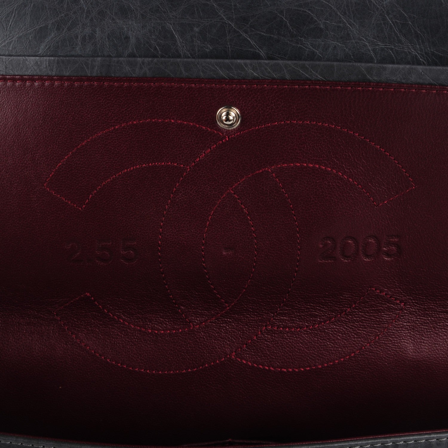 Chanel Aged Calfskin Quilted 50th Anniversary 2.55 Reissue 227 Flap Grey 8 of 9