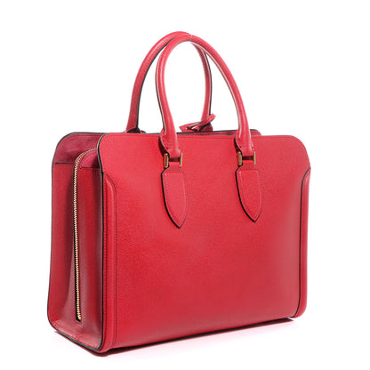 Alexander McQueen Saffiano Heroine Open Tote Red 2 of 16
