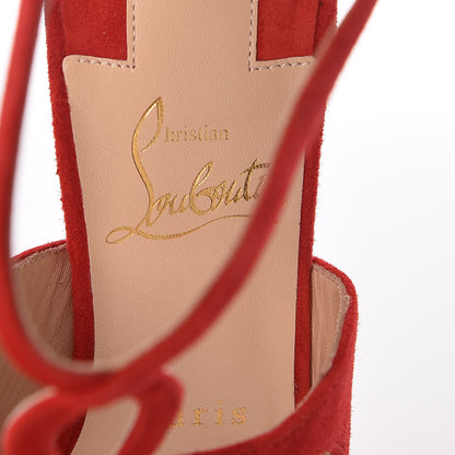 Christian Louboutin Veau Velours Rosas 85 Pumps 37.5 Loubi 6 of 8
