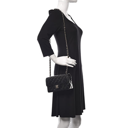 Chanel Patent Calfskin Quilted Mini Rectangular Flap Black 2 of 10