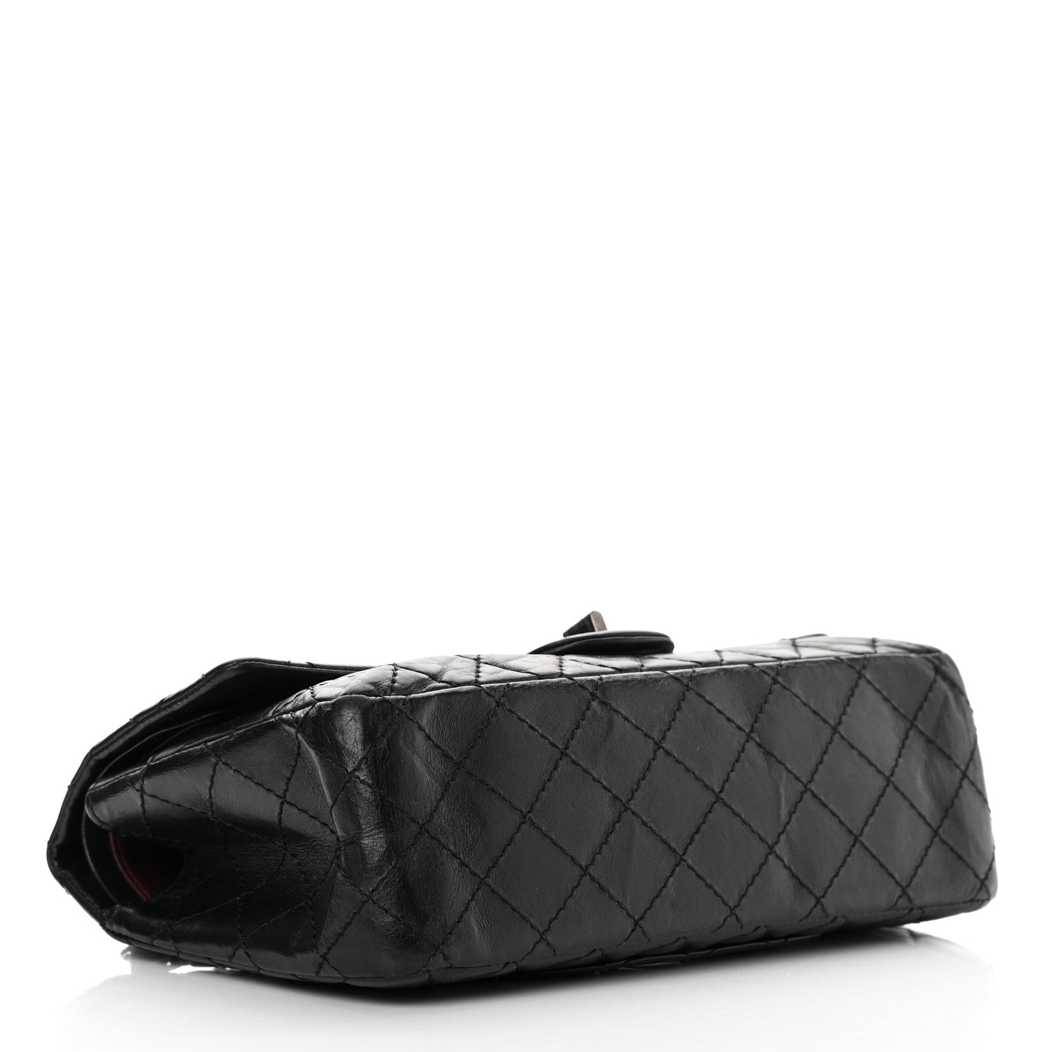 Chanel Aged Calfskin Quilted 2.55 Reissue 225 Flap Black 4 of 16