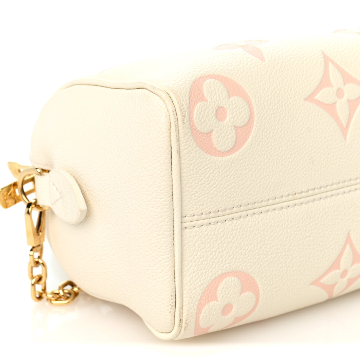 Louis Vuitton Empreinte Monogram Giant Speedy Bandouliere 20 Latte Chamallow 8 of 11