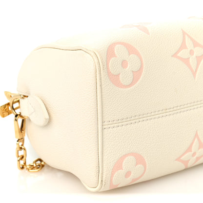 Louis Vuitton Empreinte Monogram Giant Speedy Bandouliere 20 Latte Chamallow 8 of 11