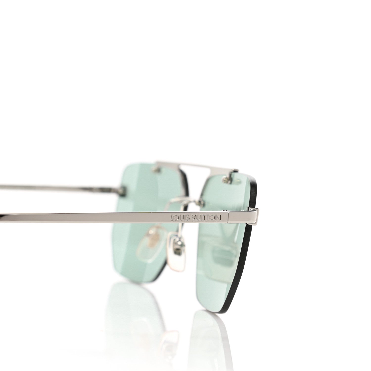 Louis Vuitton Metal Aviator Sunglasses Z1201W Blue 5 of 9