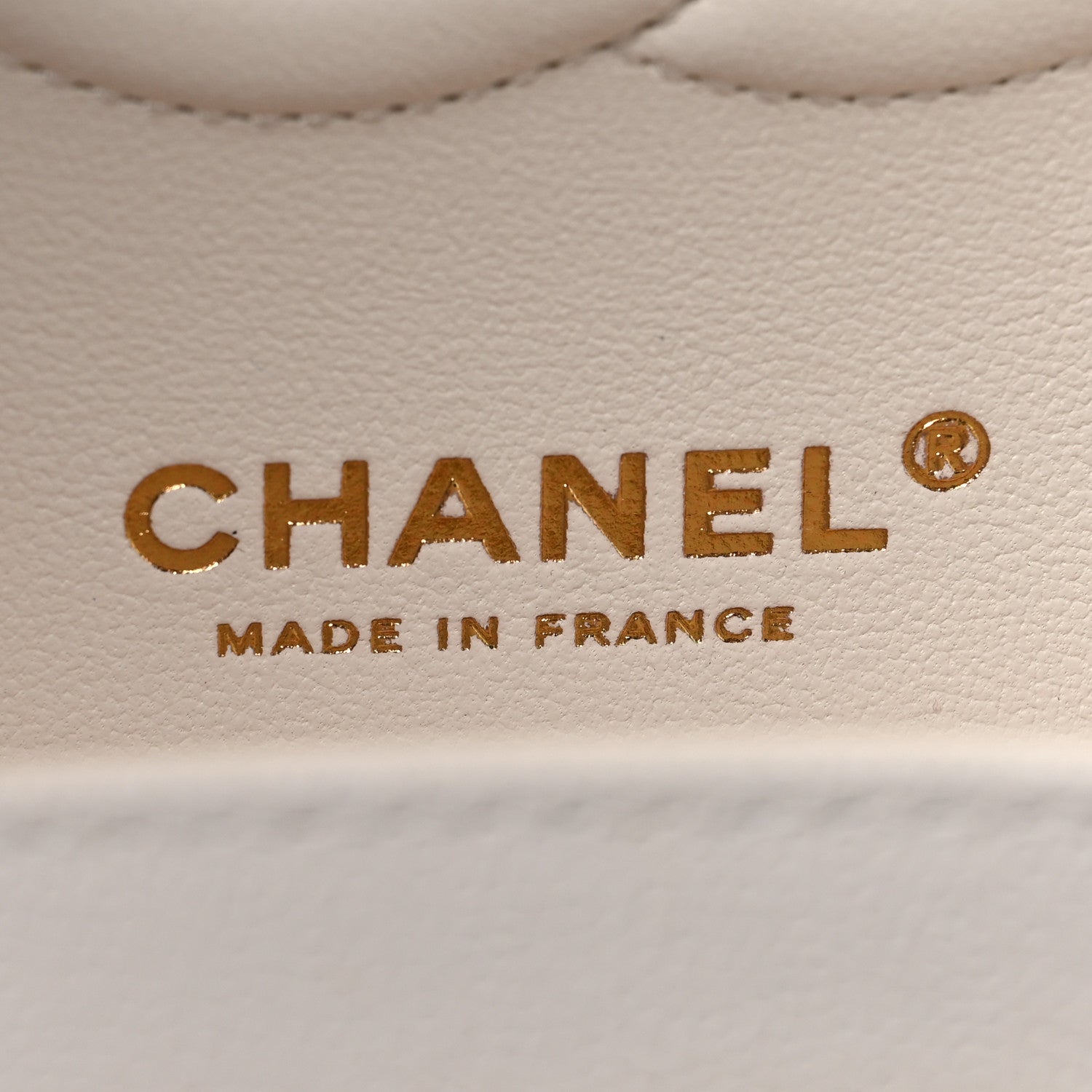 Chanel Caviar Quilted Medium Double Flap White 6 of 11