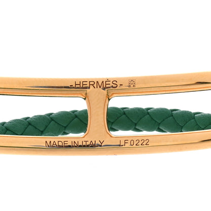 Hermes Swift Roulis Double Tour Bracelet T1 Vert Jade 4 of 5