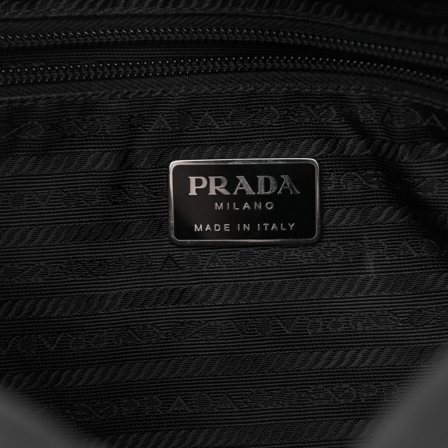 Prada Nylon Vela Messenger Bag Black 5 of 9