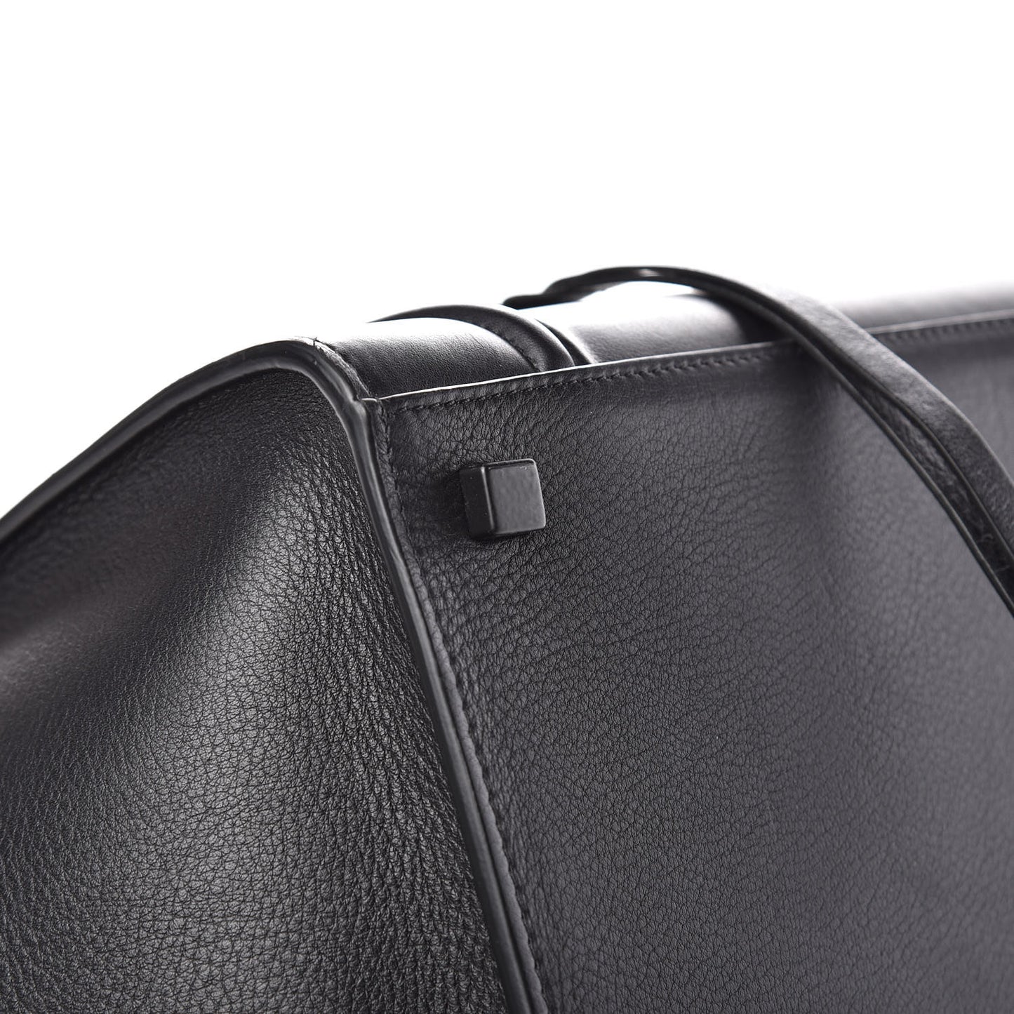 Supple Calfskin Medium Phantom Luggage Black