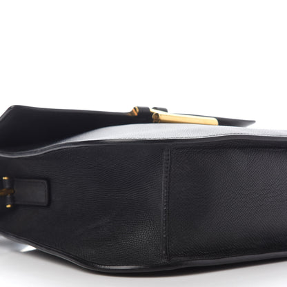 Tom Ford Calfskin Large T Clasp Tara Crossbody Bag Black 6 of 8