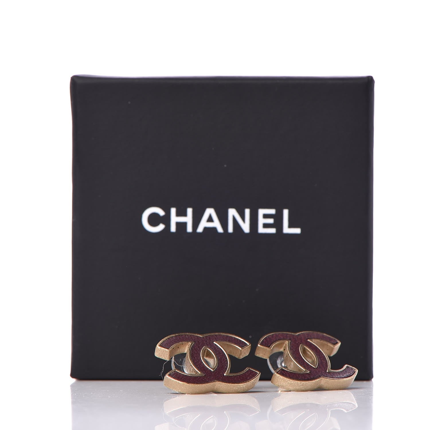 Chanel Lambskin CC Earrings Silver 6 of 6
