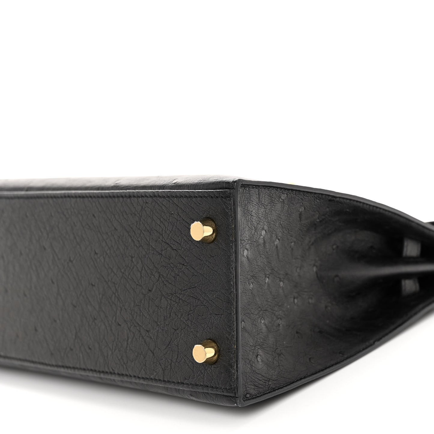 Ostrich Kelly Sellier 25 Black