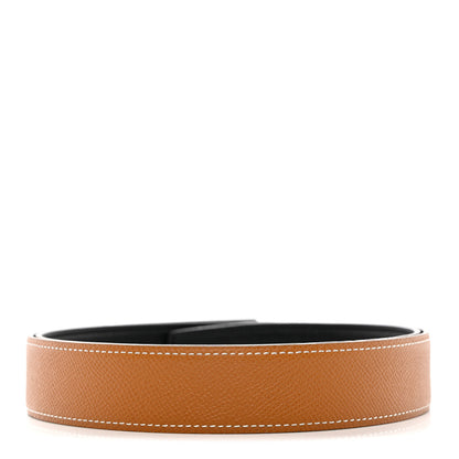 Hermes Swift Epsom 32mm Belt Strap 90 Black Gold 4 of 8