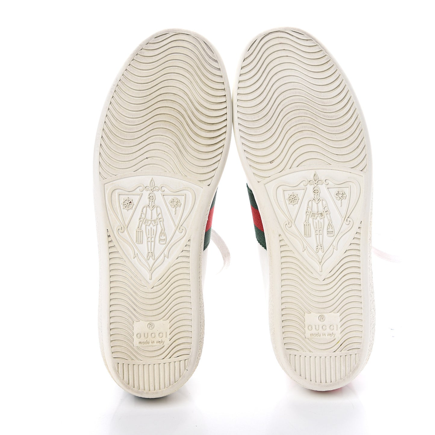 Calfskin Ayers Web Heart Embroidered Ace Sneakers 36 White
