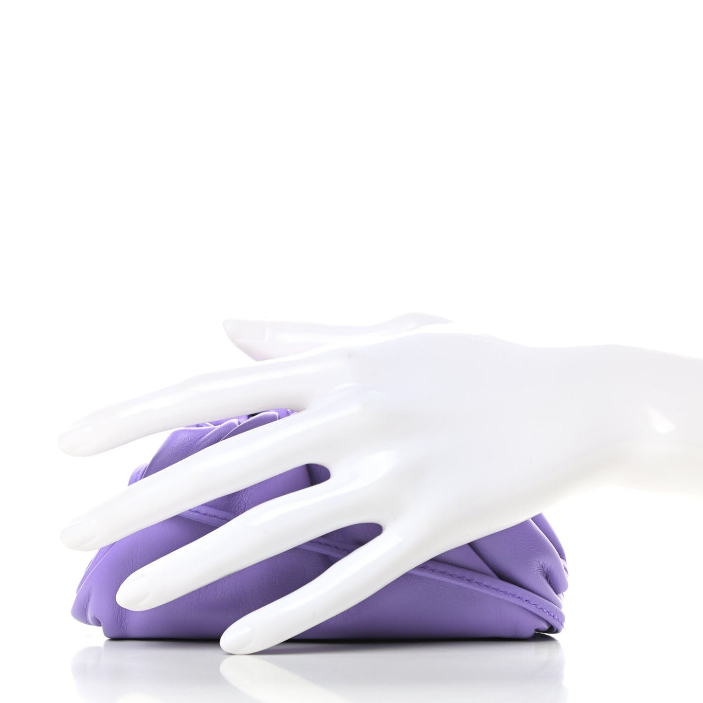 Butter Calfskin Coin Purse Purple