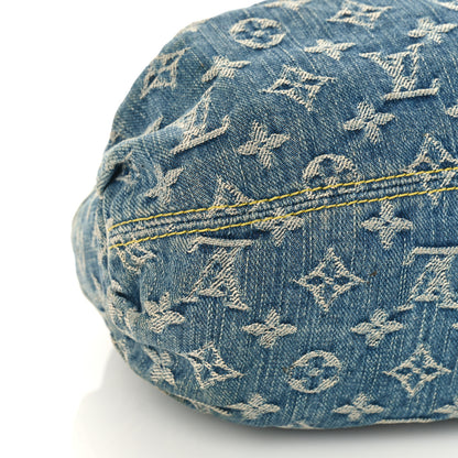 Louis Vuitton Monogram Denim Pleaty Blue 7 of 9