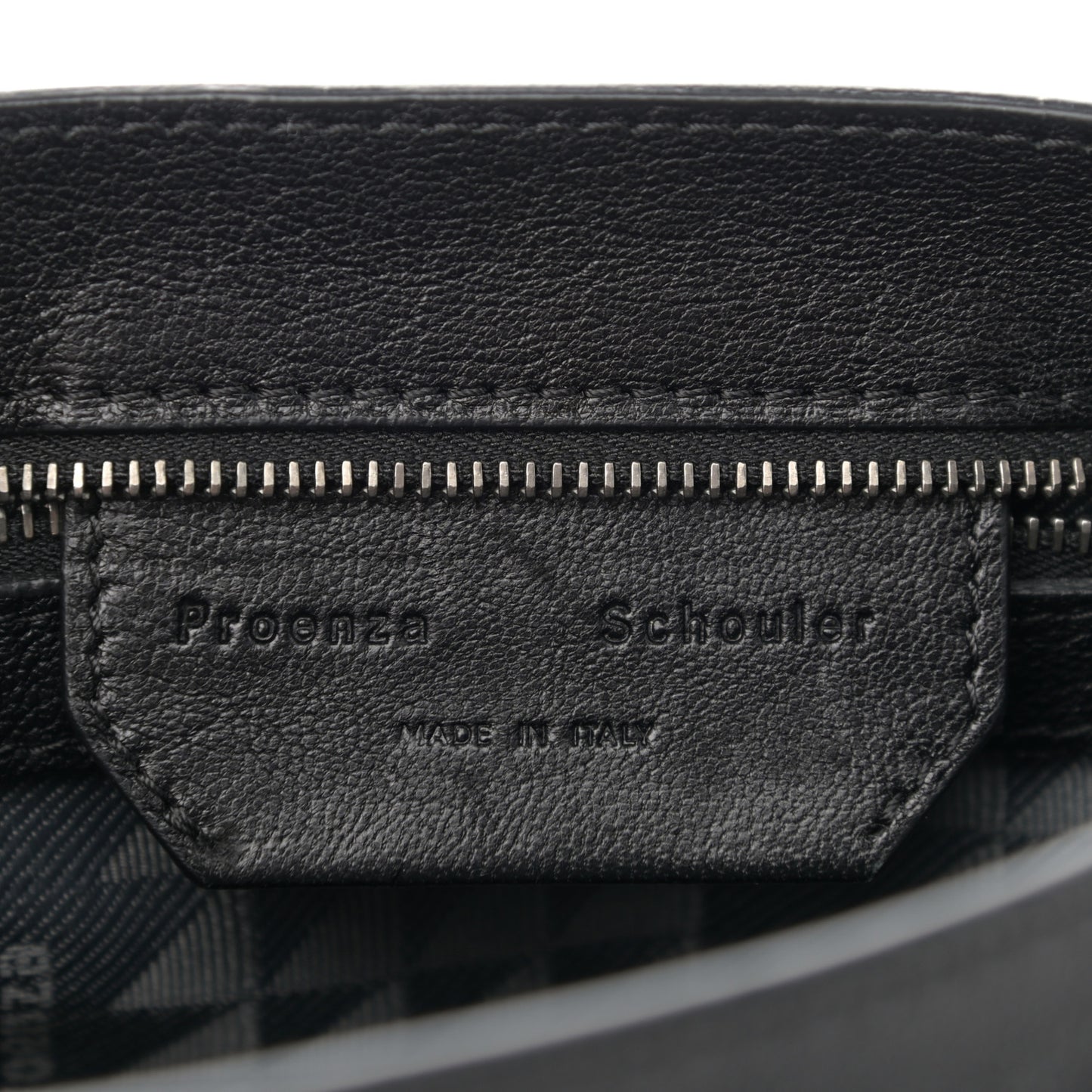 Lambskin Fringe PS1 Crossbody Pouch Black