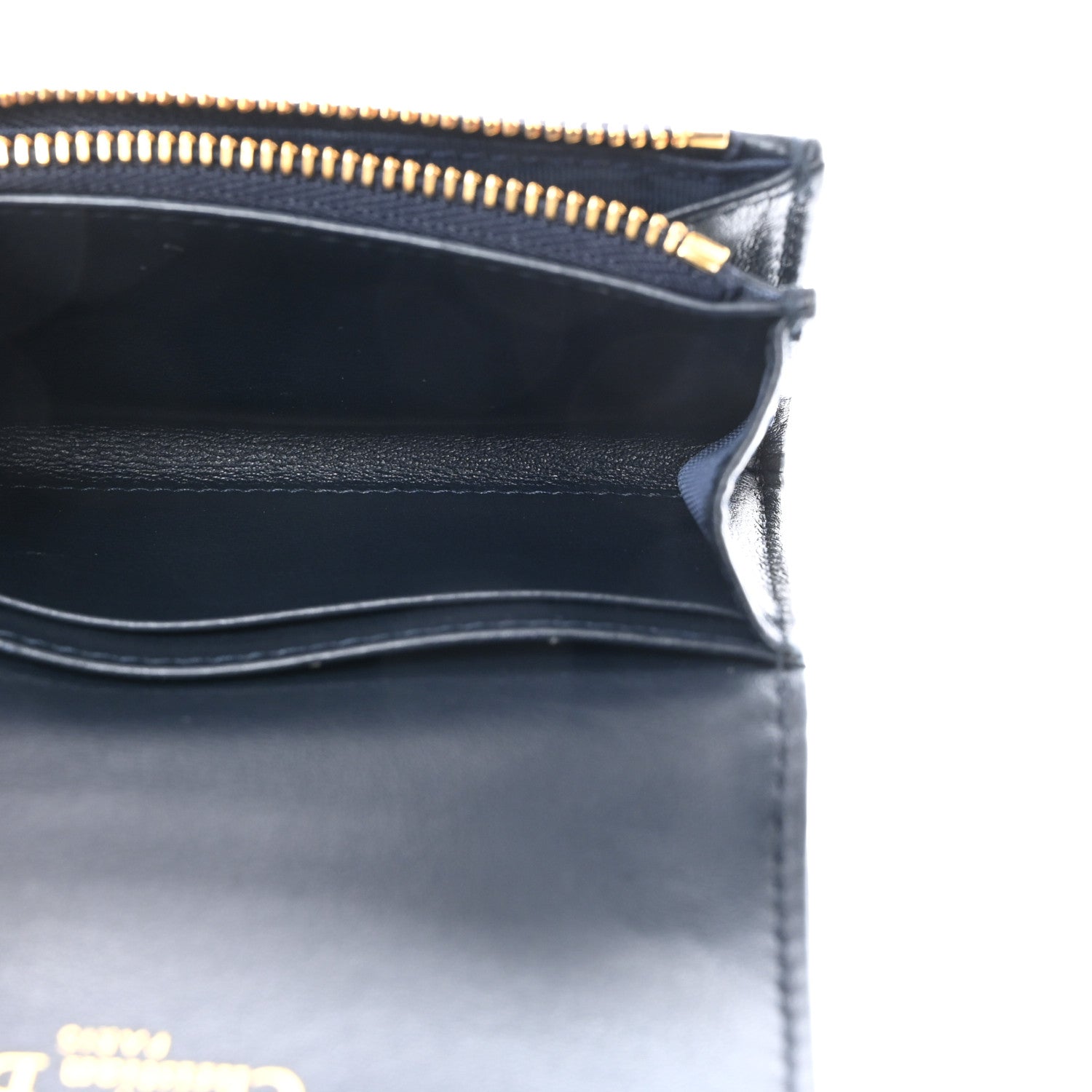 Christian Dior Oblique 30 Montaigne Glycine Wallet Blue 5 of 8