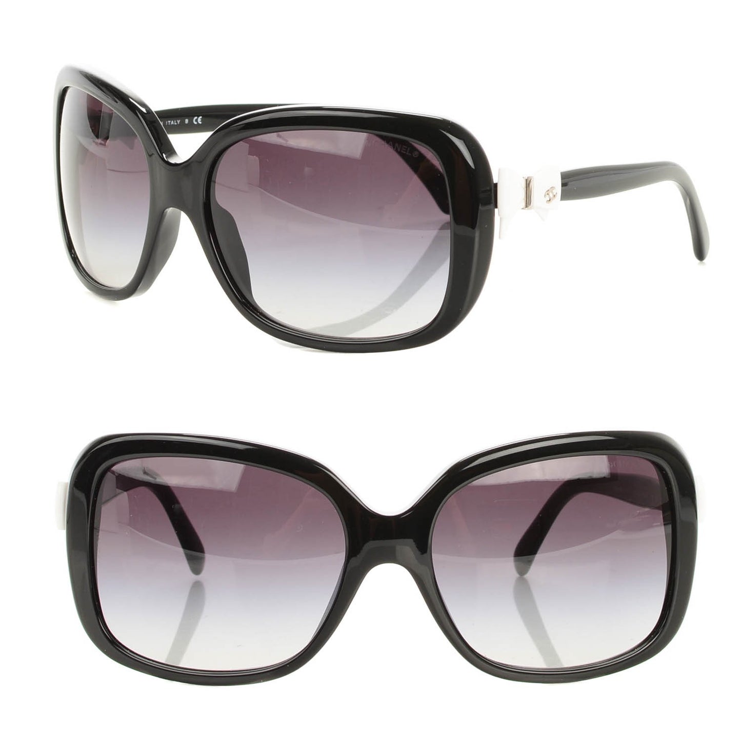CC Bow Sunglasses 5171 Black White
